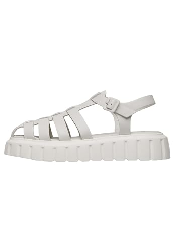 VOILE BLANCHE GRENELLE SPIDER-Sandalen aus Leder, weiß 38 im Sale
